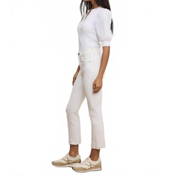 NEW VERONICA BEARD coralee top in white